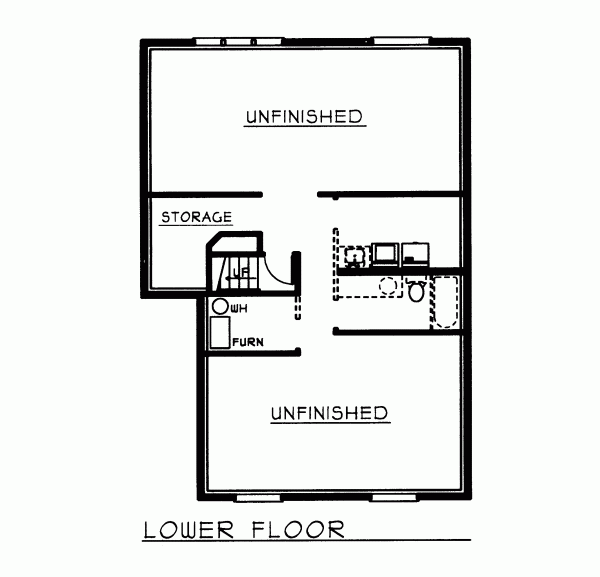Lower Floor Plan: 1-307