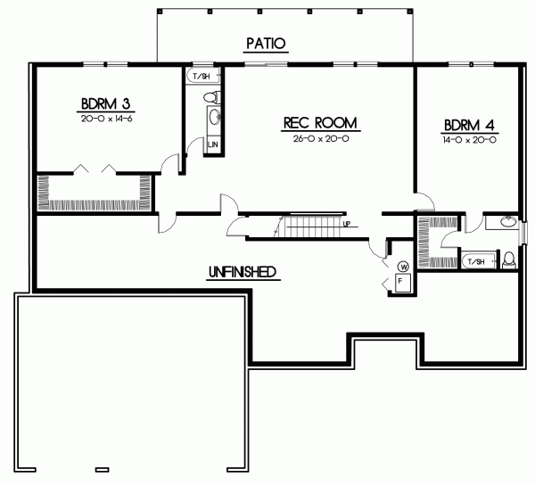 Lower Floor Plan: 1-310