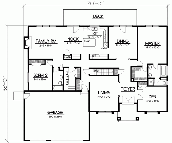 Main Floor Plan: 1-310