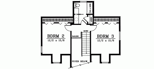 Upper/Second Floor Plan: 1-314