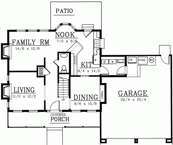Main Floor Plan: 1-315