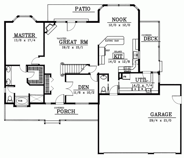 Main Floor Plan: 1-316