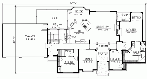 Main Floor Plan: 1-318