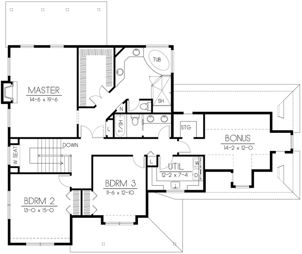Upper/Second Floor Plan: 1-327