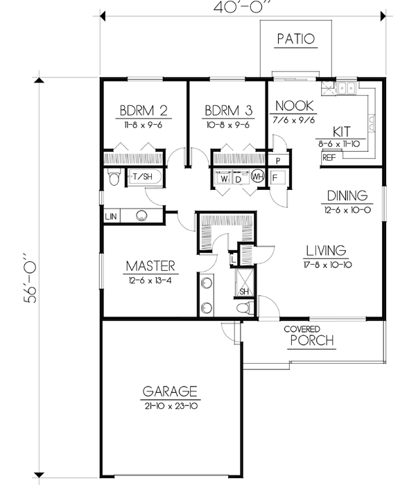 Main Floor Plan: 1-332