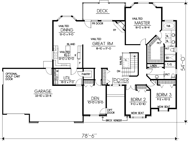 Main Floor Plan: 1-335