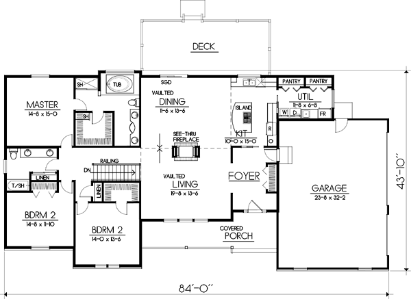 Main Floor Plan: 1-336