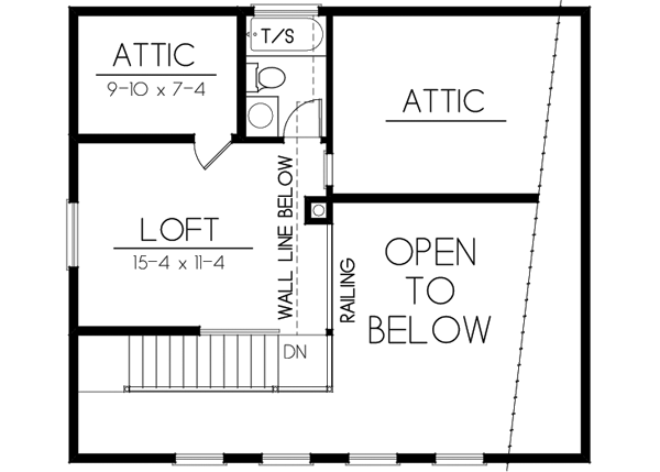 Upper/Second Floor Plan: 1-337