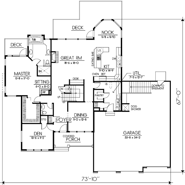 Main Floor Plan: 1-338