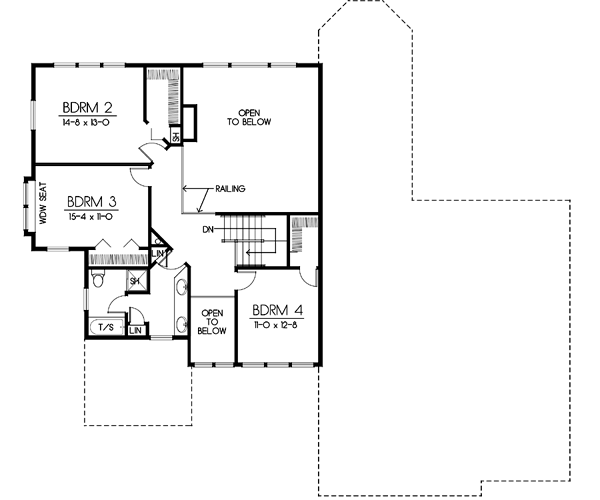 Upper/Second Floor Plan: 1-338