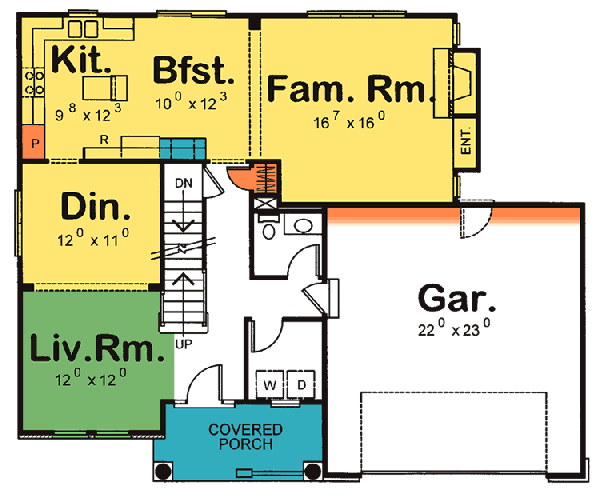 Main Floor Plan: 10-1030