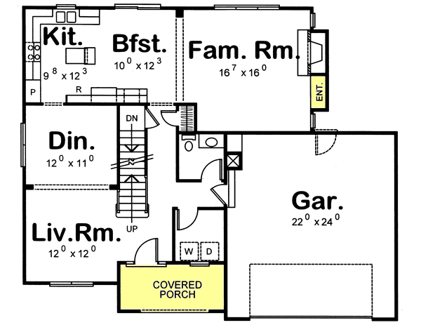 Main Floor Plan: 10-1031