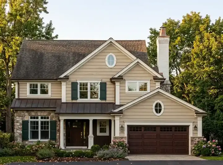 Traditional house plans 10-1032 - front exterior, 2,542 sq ft, 4 bed, 2 bath house plans | Monster House Plans