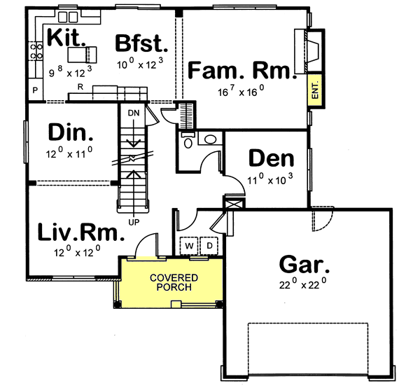 Main Floor Plan: 10-1032