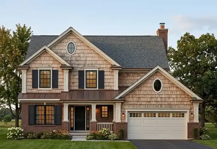 Traditional house plans 10-1033 - front exterior, 2,324 sq ft, 4 bed, 2 bath house plans | Monster House Plans