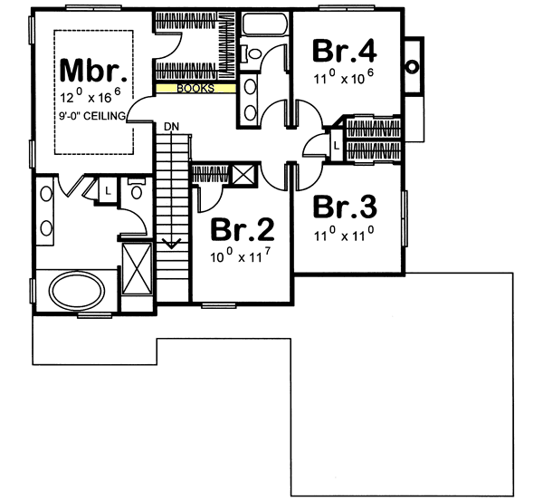 Upper/Second Floor Plan: 10-1033