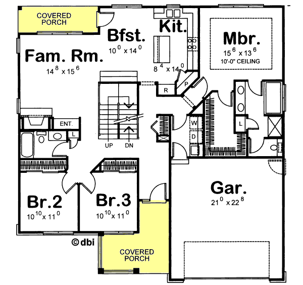 Main Floor Plan: 10-1036