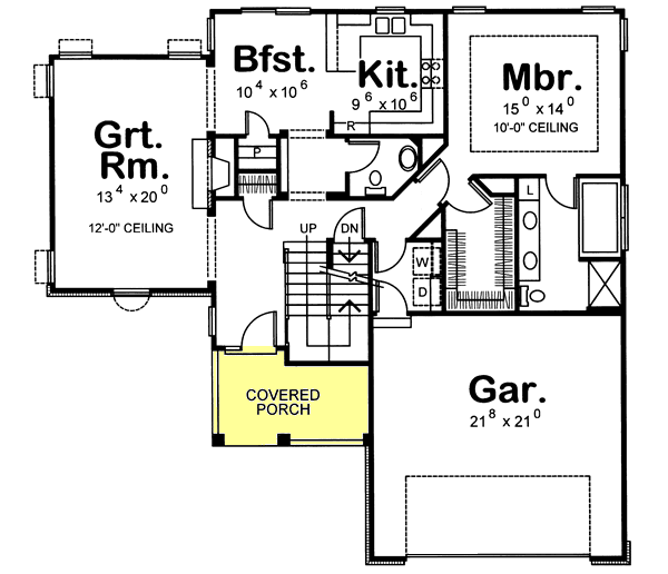 Main Floor Plan: 10-1038