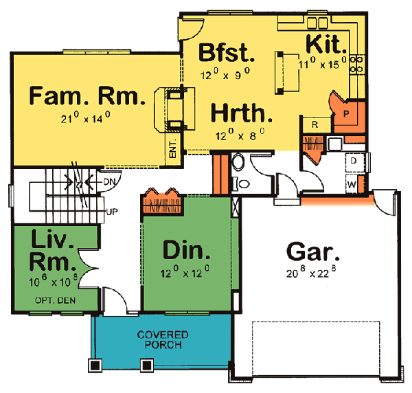 Main Floor Plan: 10-1042