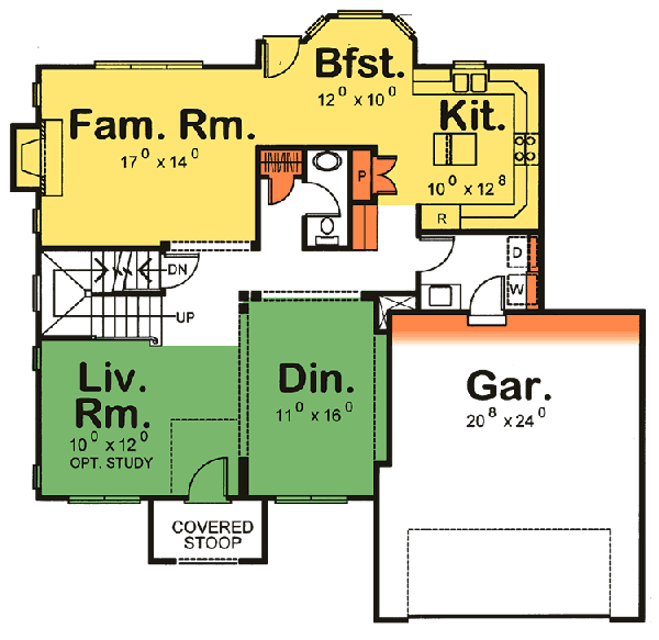 Main Floor Plan: 10-1044