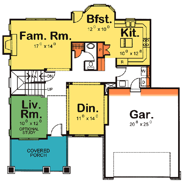 Main Floor Plan: 10-1045