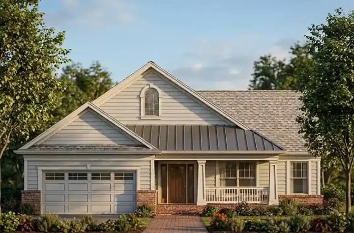 Traditional house plans 10-1046 - front exterior, 1,902 sq ft, 3 bed, 2 bath house plans | Monster House Plans
