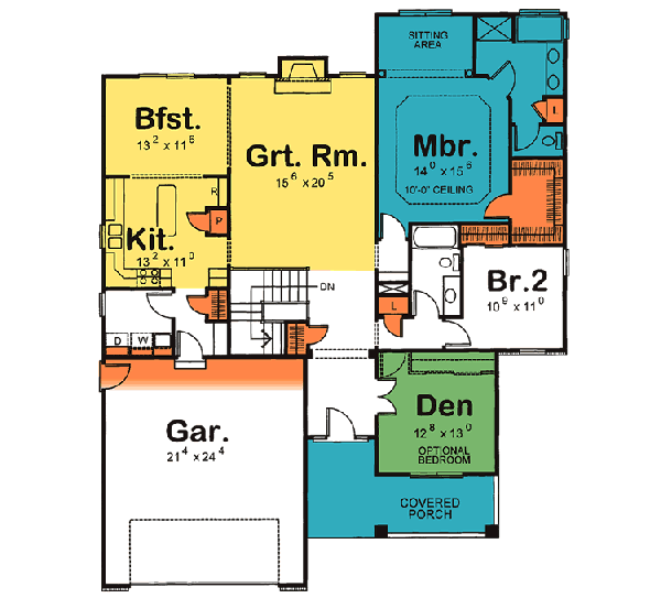 Main Floor Plan: 10-1046