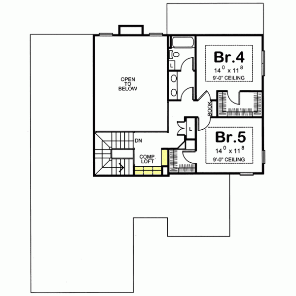 Upper/Second Floor Plan: 10-1047