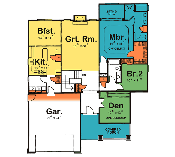 Main Floor Plan: 10-1048