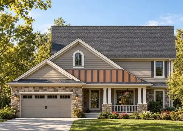 Traditional house plans 10-1049 - front exterior, 2,593 sq ft, 5 bed, 4 bath house plans | Monster House Plans