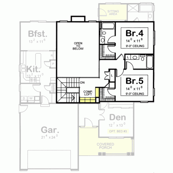 Upper/Second Floor Plan: 10-1049