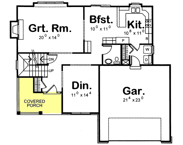 Main Floor Plan: 10-1053