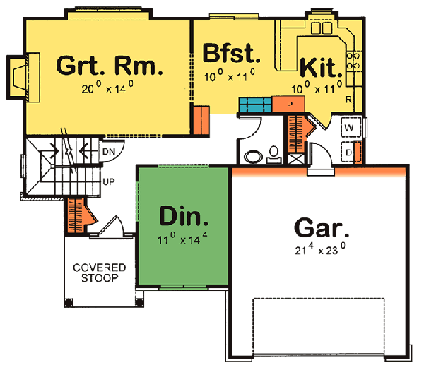 Main Floor Plan: 10-1054
