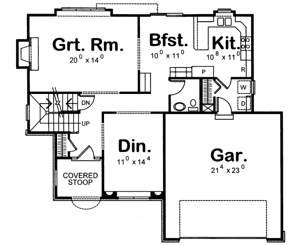 Main Floor Plan: 10-1055