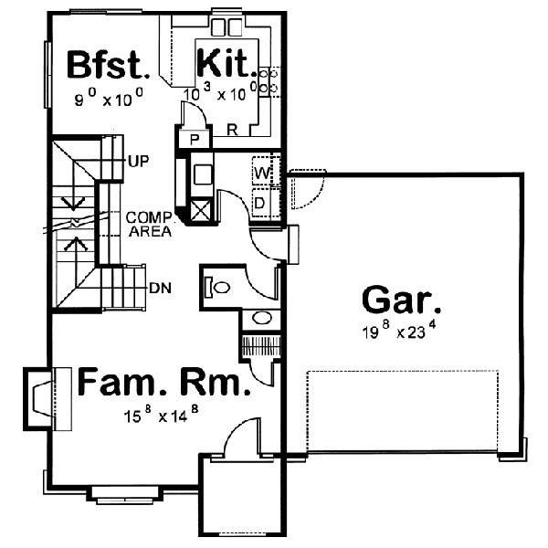 Main Floor Plan: 10-1063