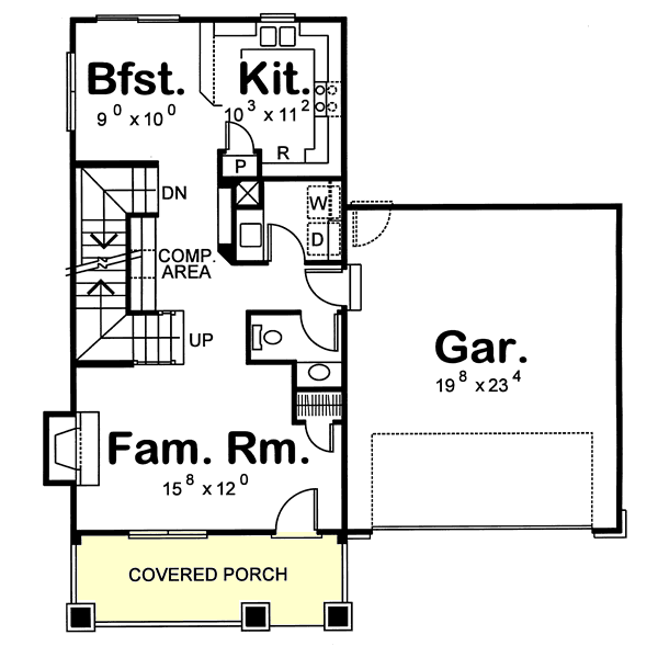 Main Floor Plan: 10-1064