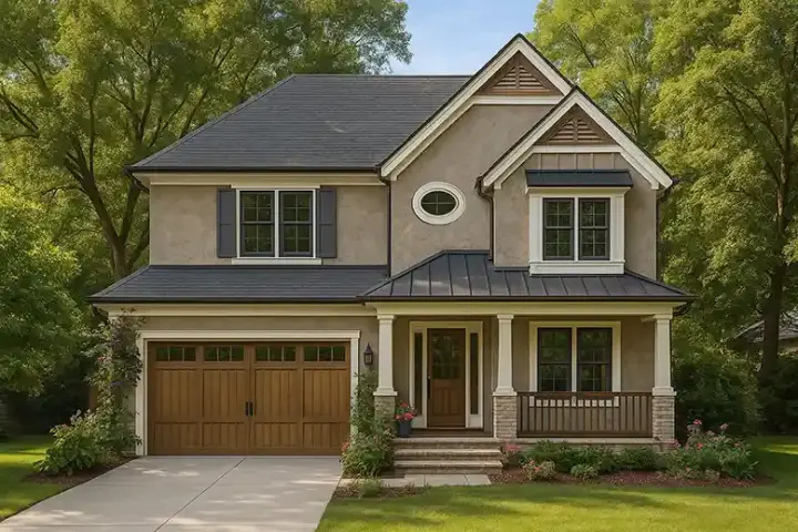 English Country house plans 10-1067 - front exterior, 1,699 sq ft, 3 bed, 2 bath house plans | Monster House Plans