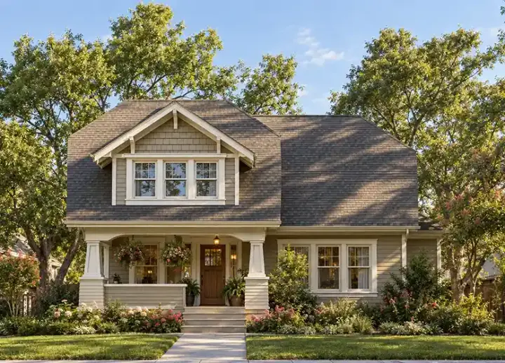 Craftsman house plans 10-1071 - front exterior, 1,923 sq ft, 3 bed, 3 bath house plans | Monster House Plans