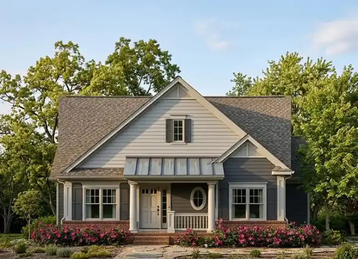 Bungalow house plans 10-1073 - front exterior, 1,375 sq ft, 2 bed, 2 bath house plans | Monster House Plans