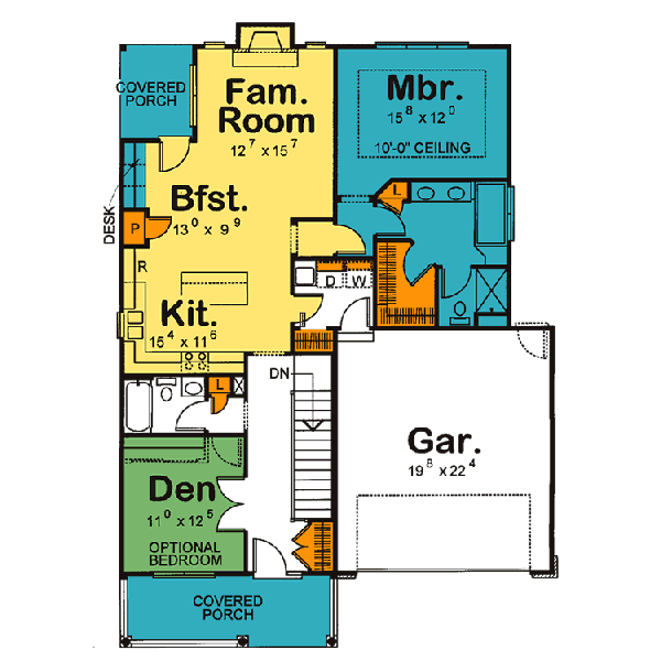 Main Floor Plan: 10-1074