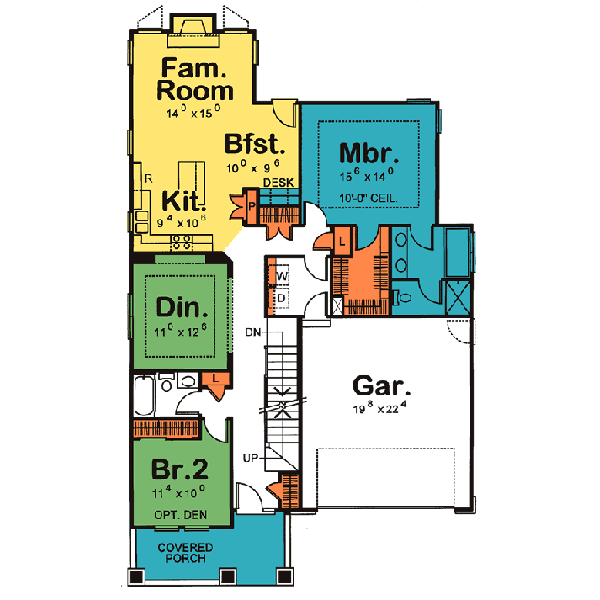 Main Floor Plan: 10-1077