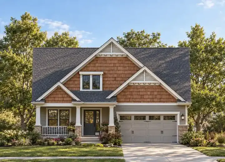 Traditional house plans 10-1078 - front exterior, 2,126 sq ft, 4 bed, 3 bath house plans | Monster House Plans