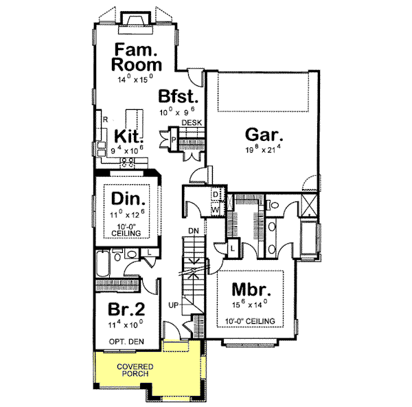 Main Floor Plan: 10-1079