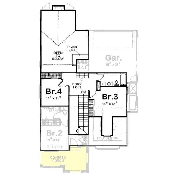 Upper/Second Floor Plan: 10-1079