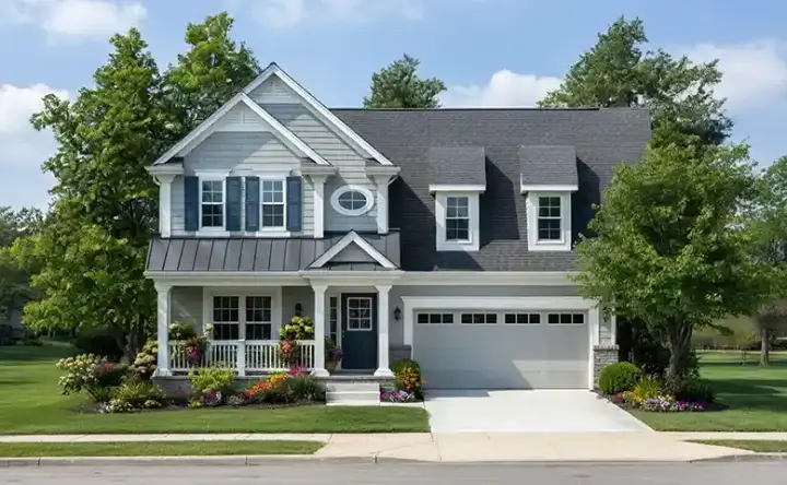 Country house plans 10-1081 - front exterior, 1,575 sq ft, 3 bed, 2 bath house plans | Monster House Plans