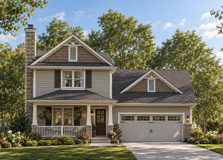 Traditional house plans 10-1084 - front exterior, 1,649 sq ft, 3 bed, 2 bath house plans | Monster House Plans