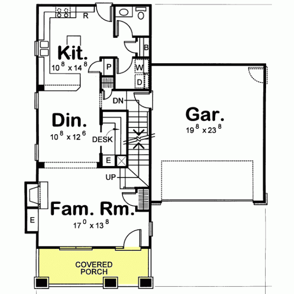 Main Floor Plan: 10-1086