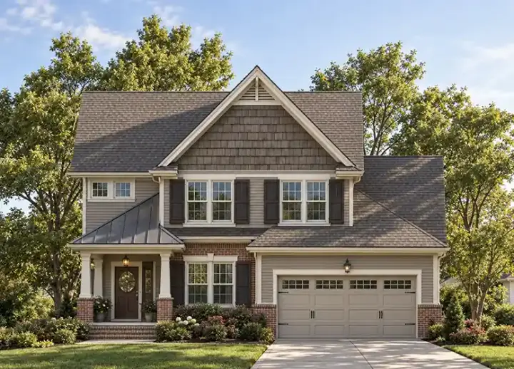 Traditional house plans 10-1087 - front exterior, 2,024 sq ft, 3 bed, 2 bath house plans | Monster House Plans