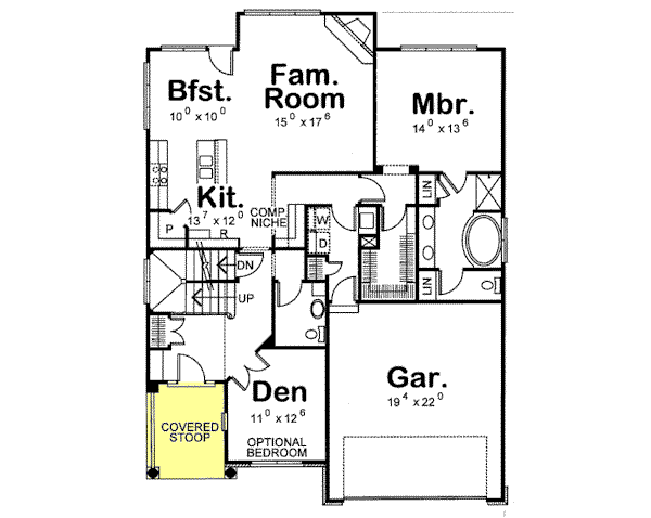 Main Floor Plan: 10-1087