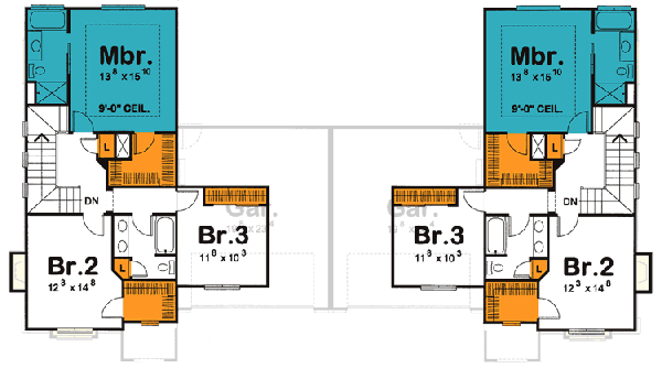 Upper/Second Floor Plan: 10-1094